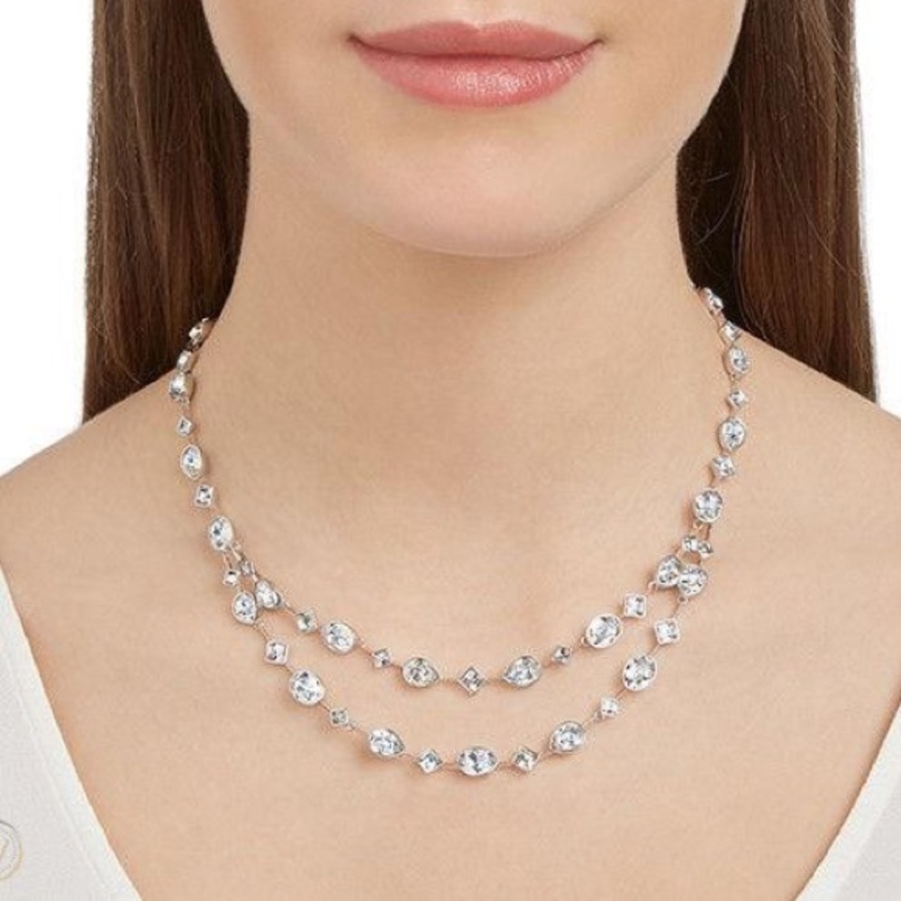 💎Swarovski💎 Folk All-Around Crystal Necklace NWT ✨